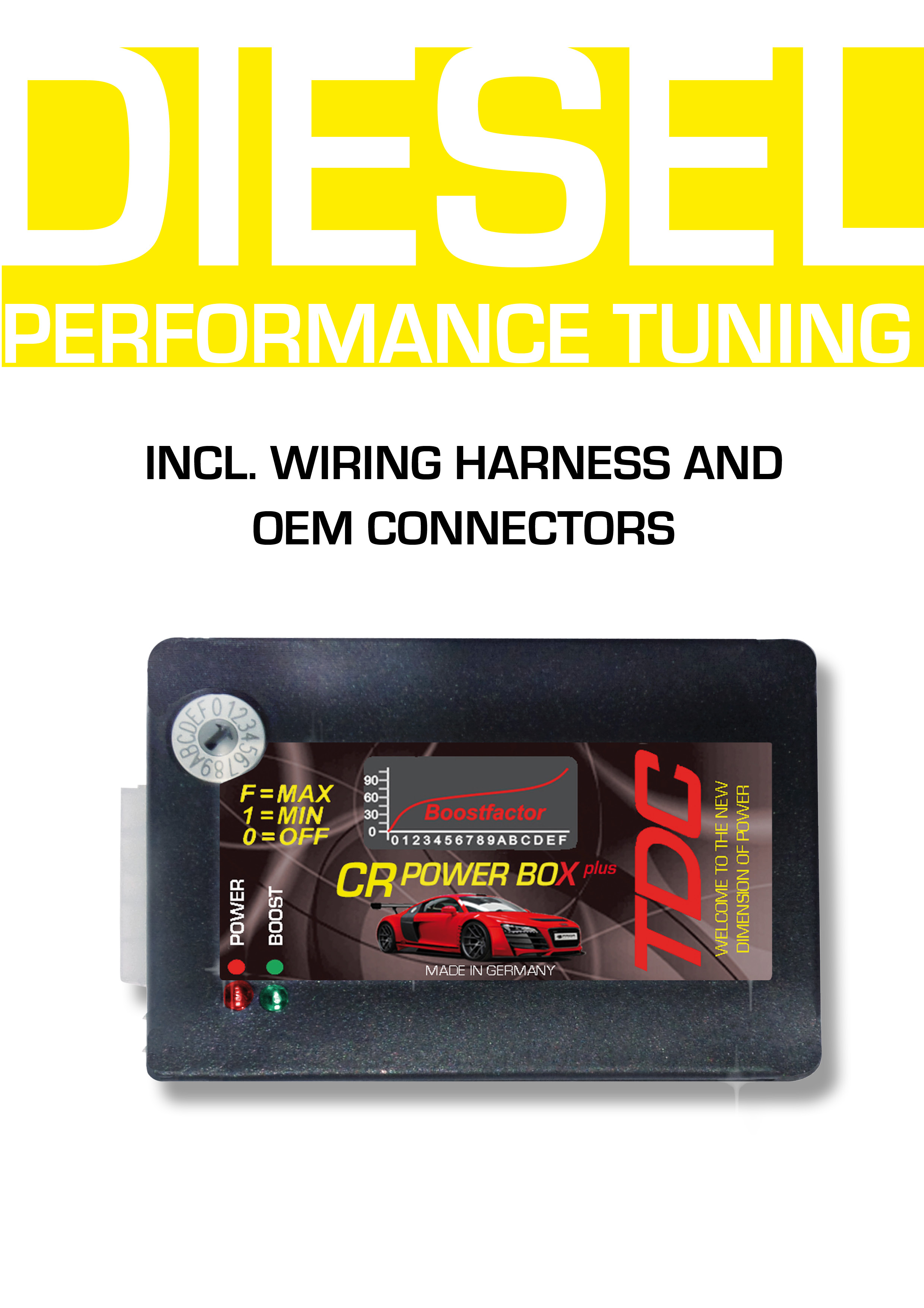 US Performance Box for TOYOTA HILUX 2.5 D-4D 106 kW 144 HP Power Chip Tuning CR1